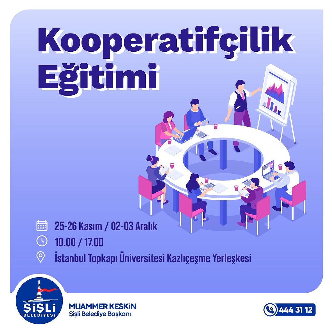 Şişli Belediyesi - Kooperatifçilik Eğitimi