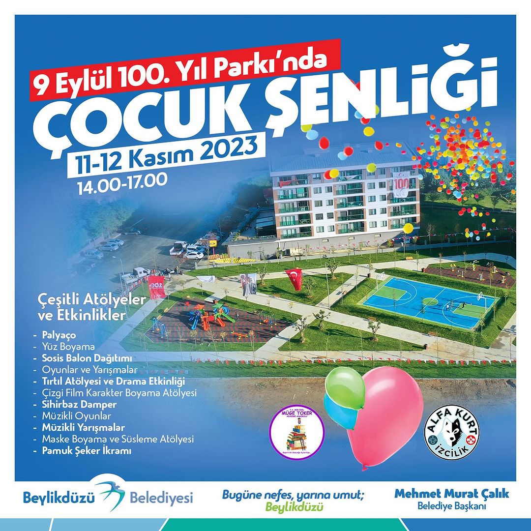 Beylikdüzü Belediyesi - 100. Yıl Parkı Çocuk Şenliği