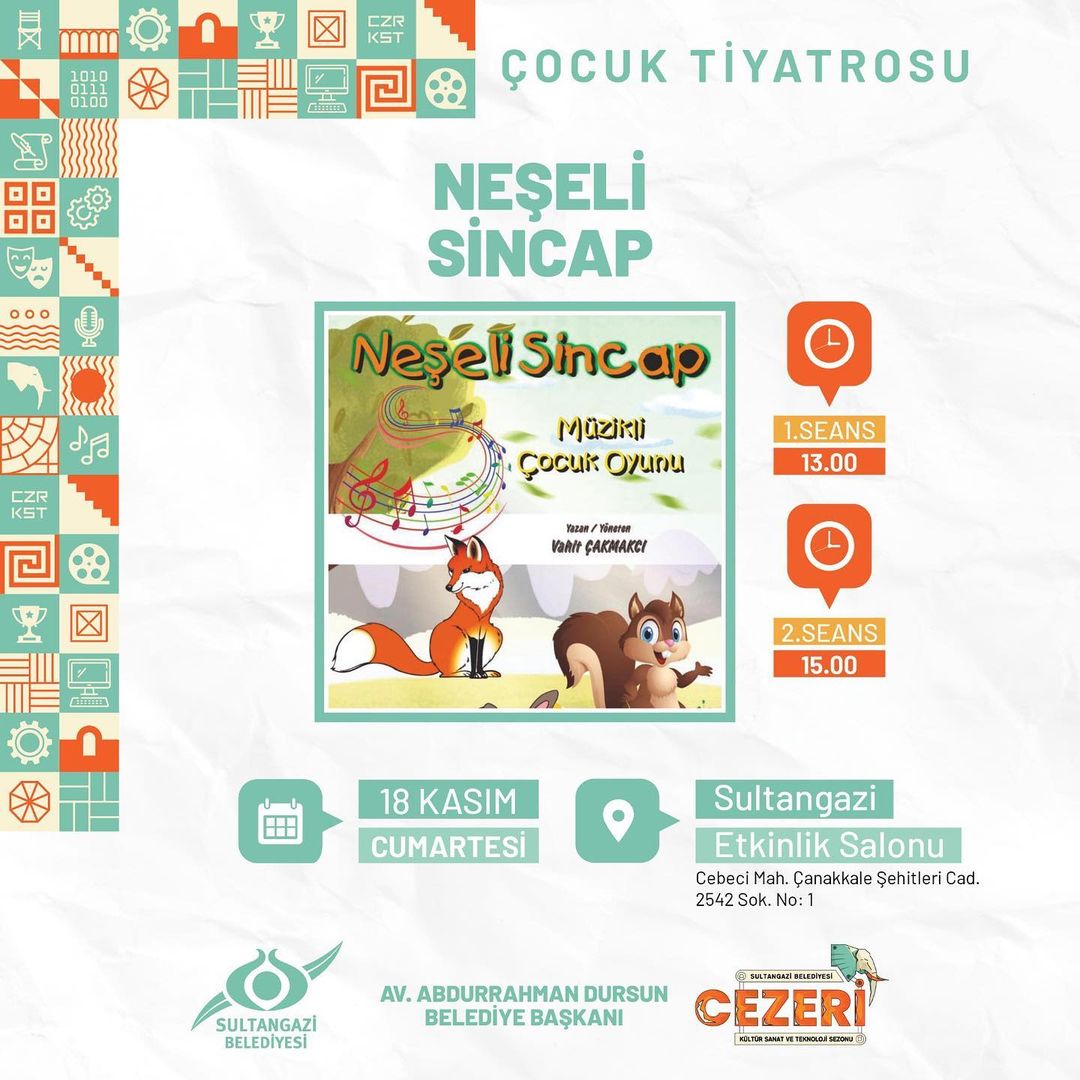 Sultangazi Belediyesi -  Neşeli Sincap