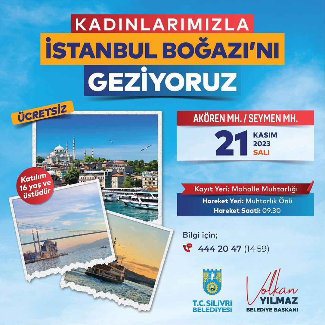 Silivri Belediyesi - Kadınlarımızla İstanbul Boğazı’nı Geziyoruz