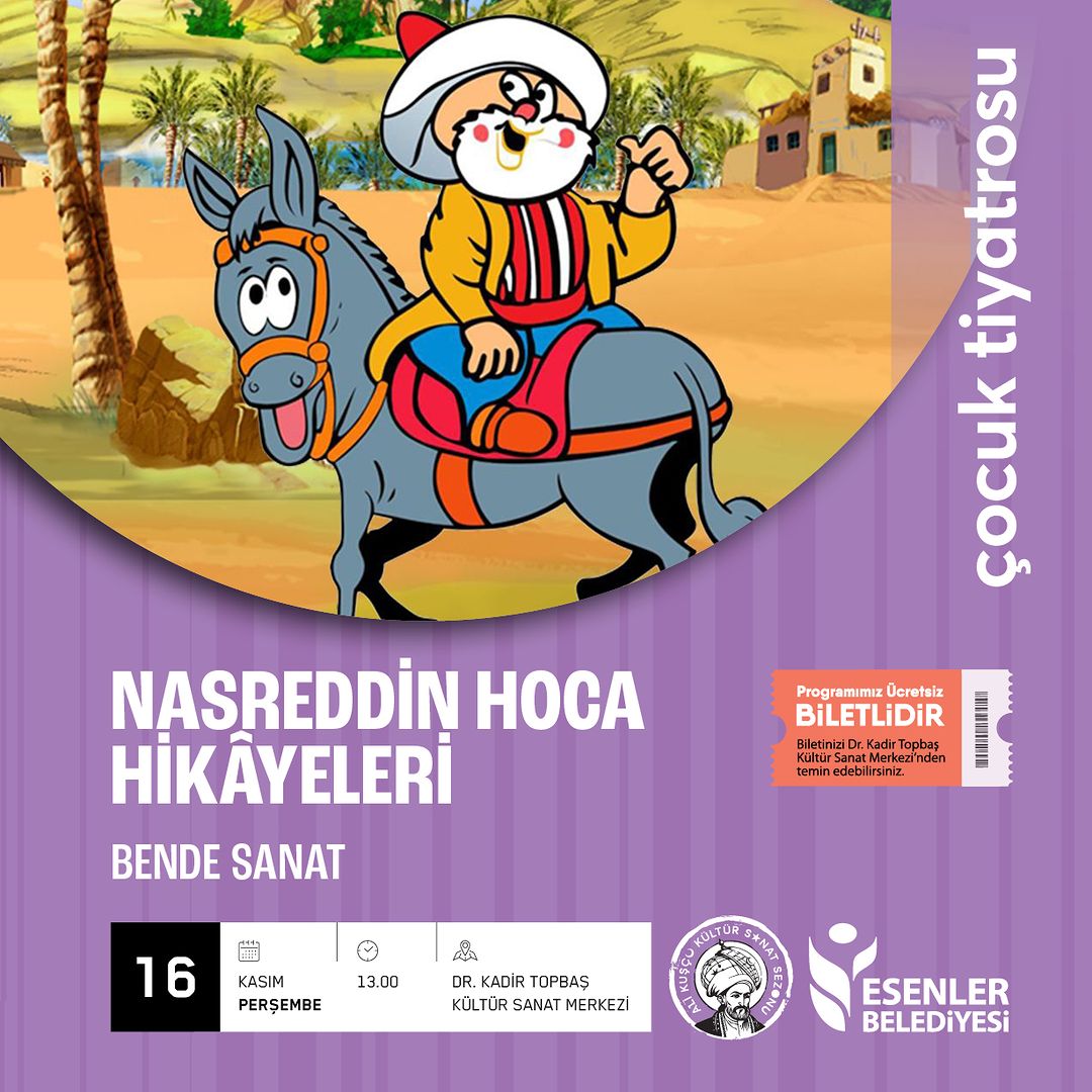 Esenler Kültür - Nasreddin Hoca Hikayeleri