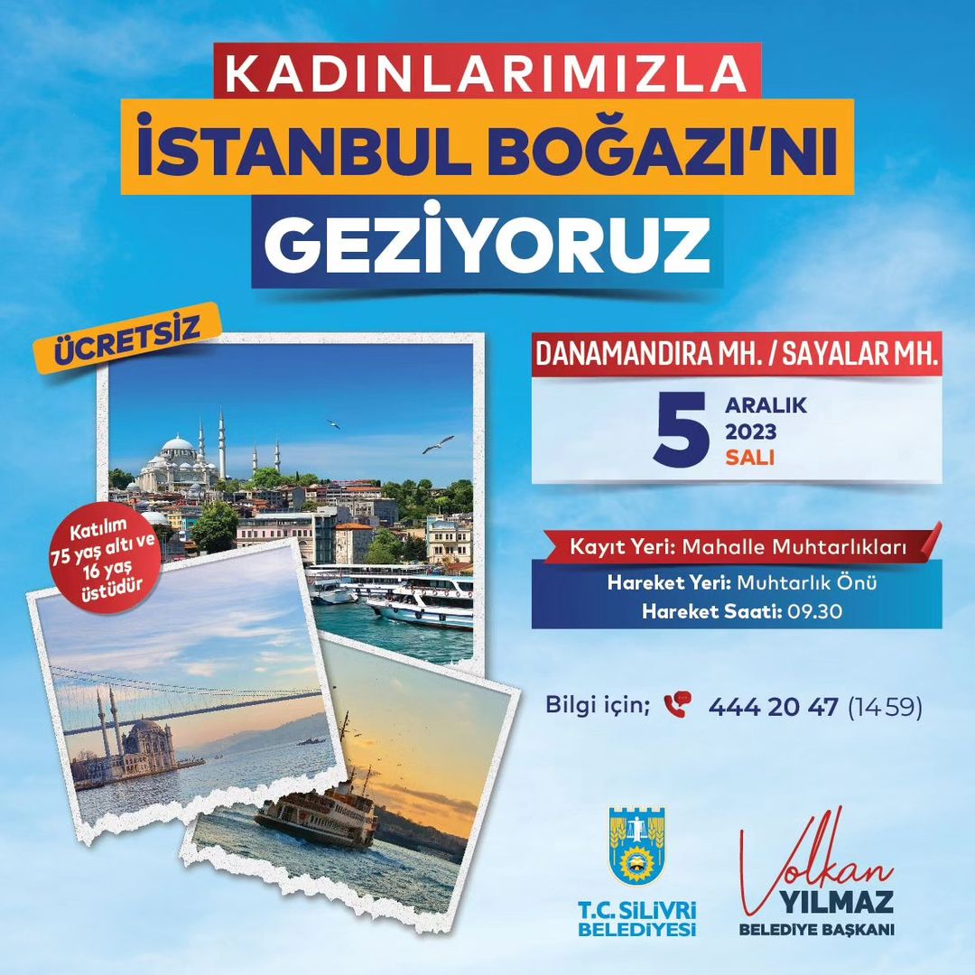 Silivri Belediyesi - Kadınlarımızla İstanbul Boğazı’nı Geziyoruz