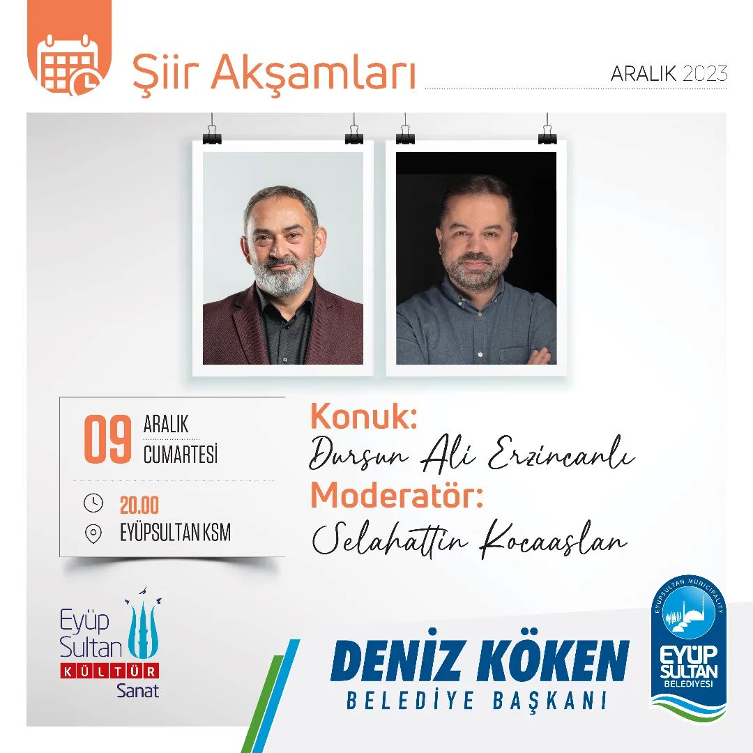 Eyüp Kültür Sanat - ŞİİR AKŞAMLARI