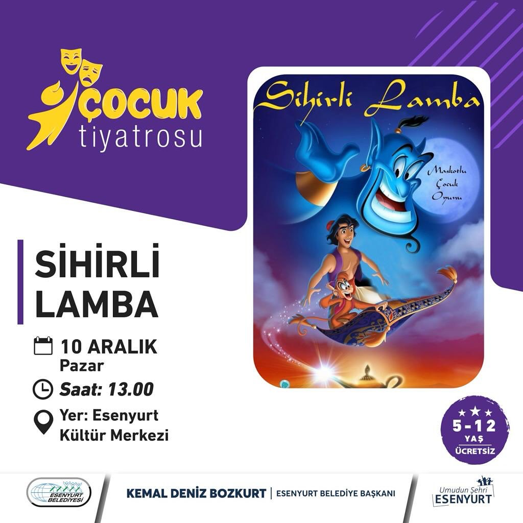 Esenler Belediyesi - “Sihirli Lamba” Çocuk Tiyatrosu
