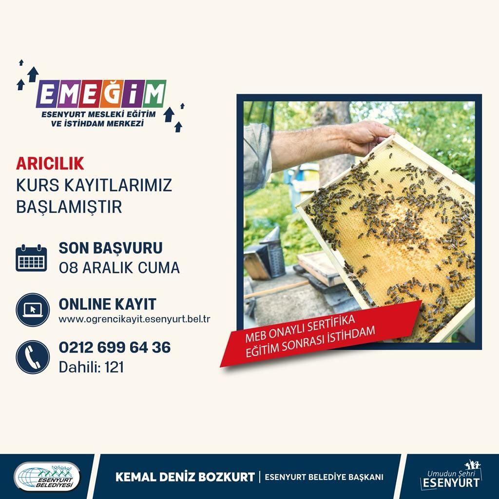 Esenyurt Belediyesi - Arıcılık Kursu