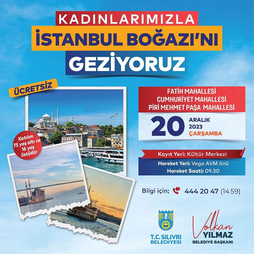 Silivri Belediyesi - Kadınlarımızla İstanbul Boğazı’nı Geziyoruz