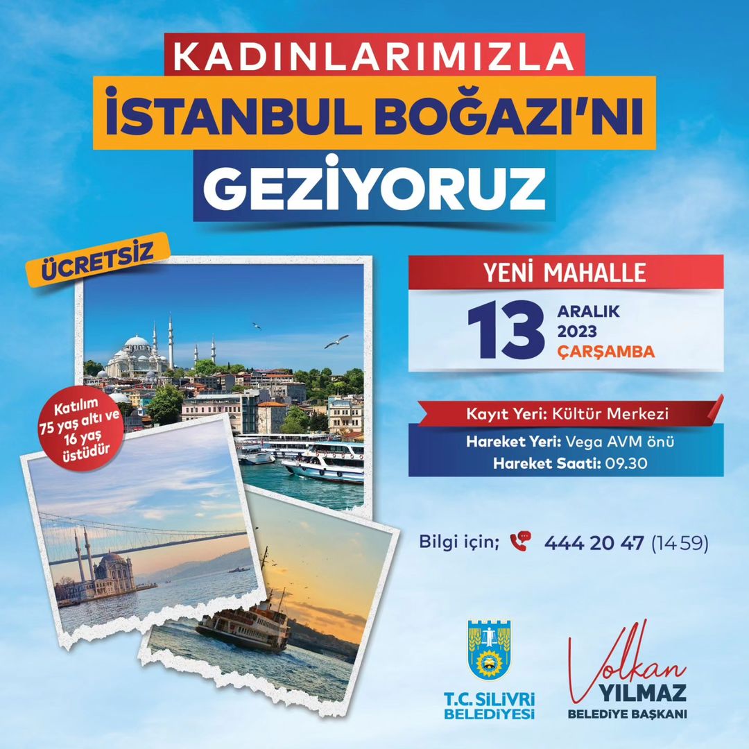 Silivri Belediyesi - Kadınlarımızla İstanbul Boğazı’nı Geziyoruz