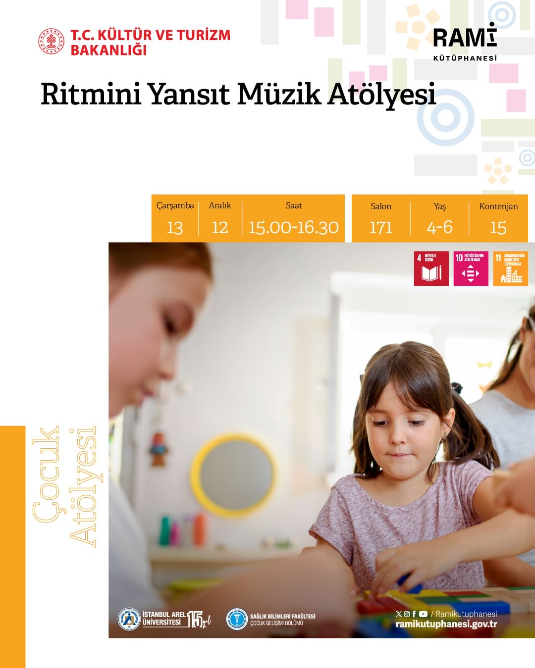 Rami Kütüphanesi - Ritmini Yansıt Müzik Atölyesi