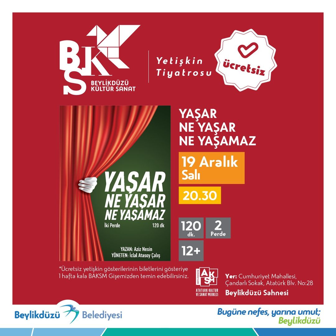 Sanatla Beylikdüzü - Yetişkin Tiyatrosu