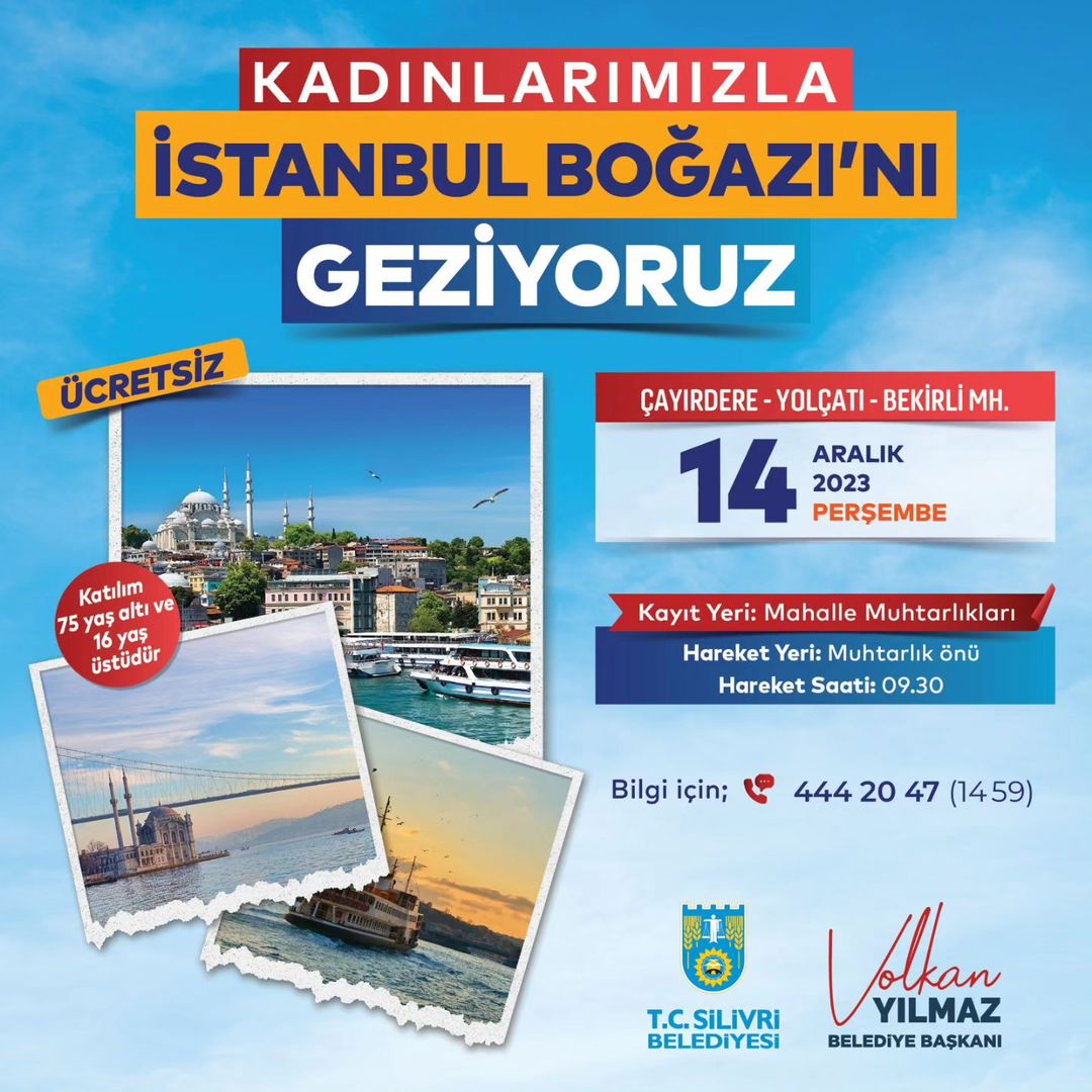 Silivri Belediyesi - Kadınlarımızla İstanbul Boğazı’nı Geziyoruz