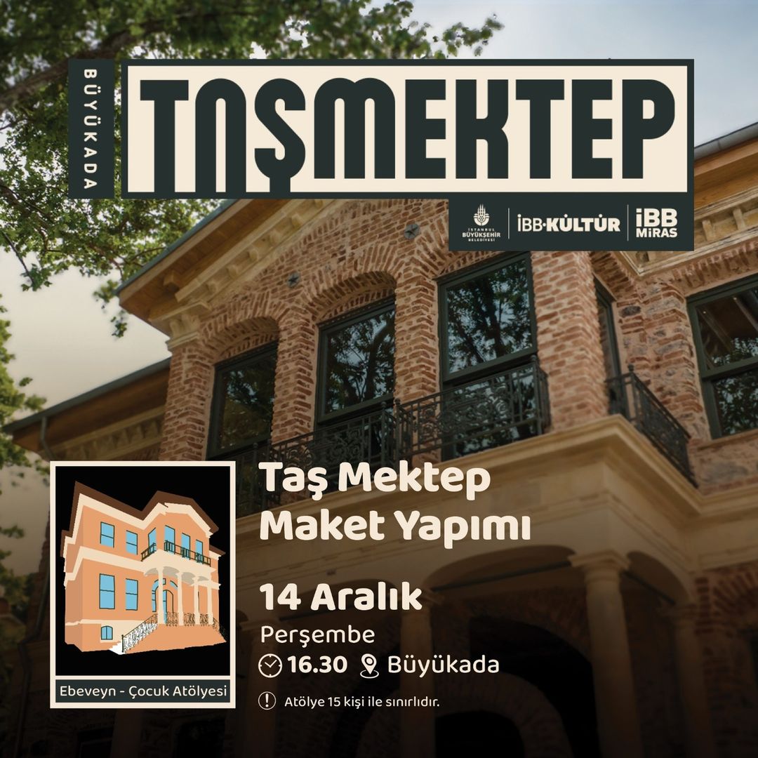İBB Kültür - TAŞ MEKTEP MAKET YAPIMI
