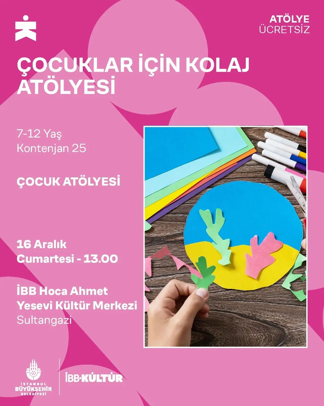 İBB Kültür - KOLAJ ATÖLYESİ