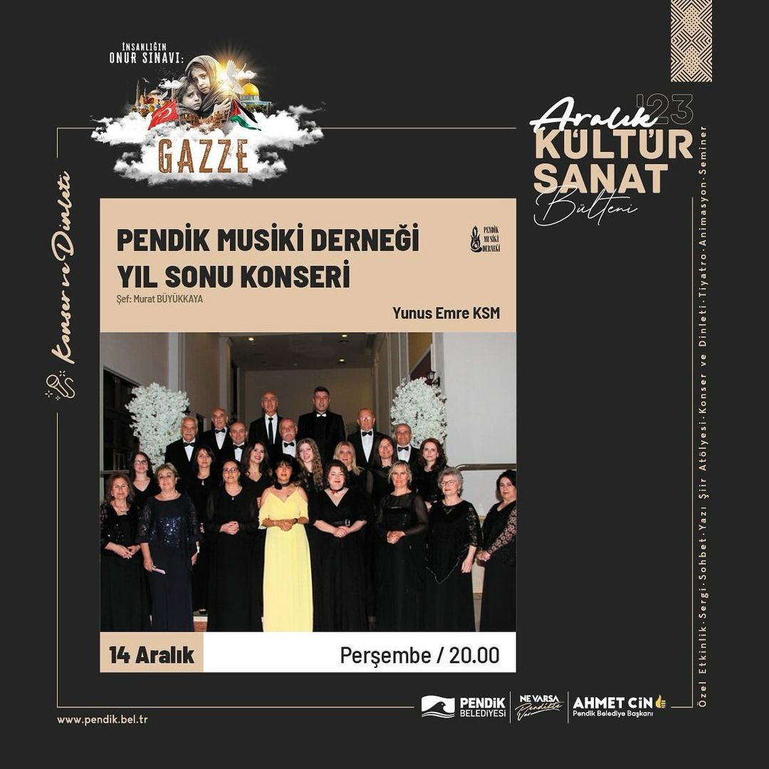 Pendik Kültür Sanat - Pendik Musiki Derneği Yıl Sonu Konseri