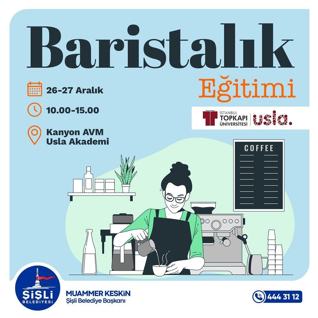 Şişli Belediyesi - Baristalık Eğitimi