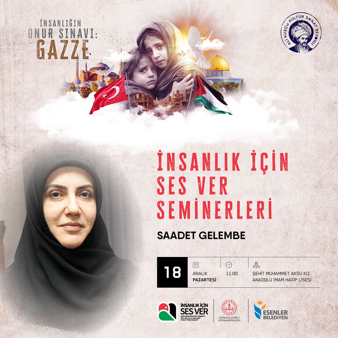 Esenler Kültür - İnsanlık İçin Ses Ver Seminerleri
