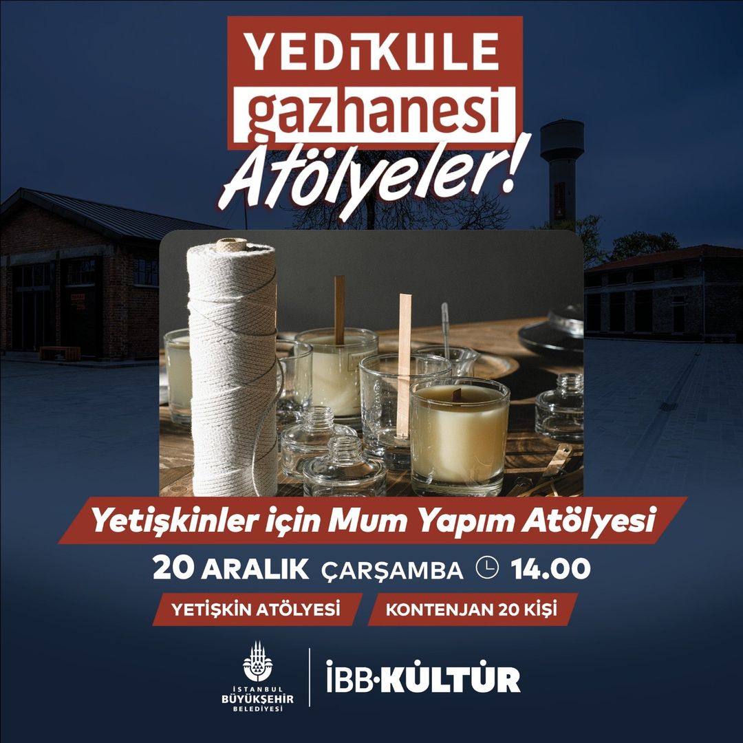 İBB - Yetişkinler İçin Mum Yapım Atölyesi