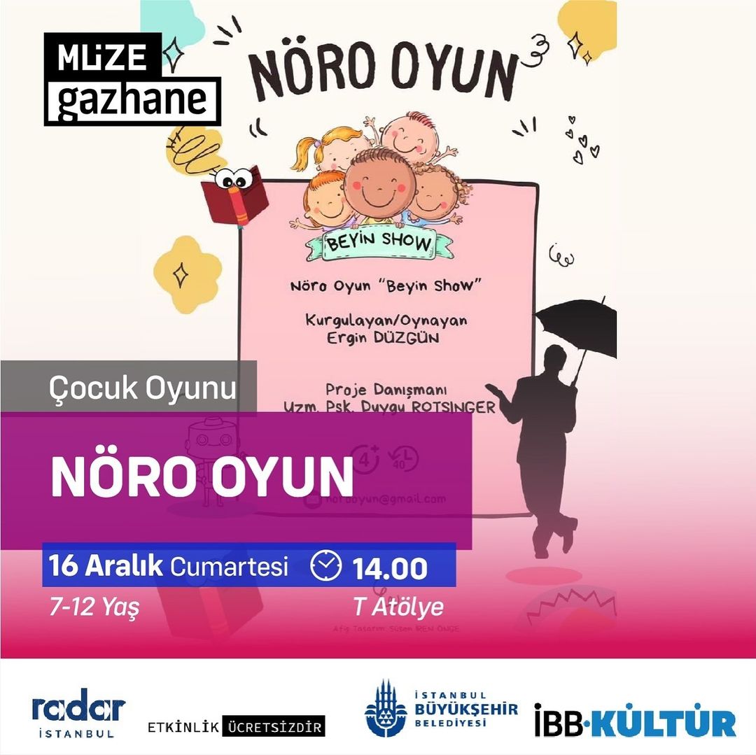 Müze Gazhane - NÖRO OYUNLARI