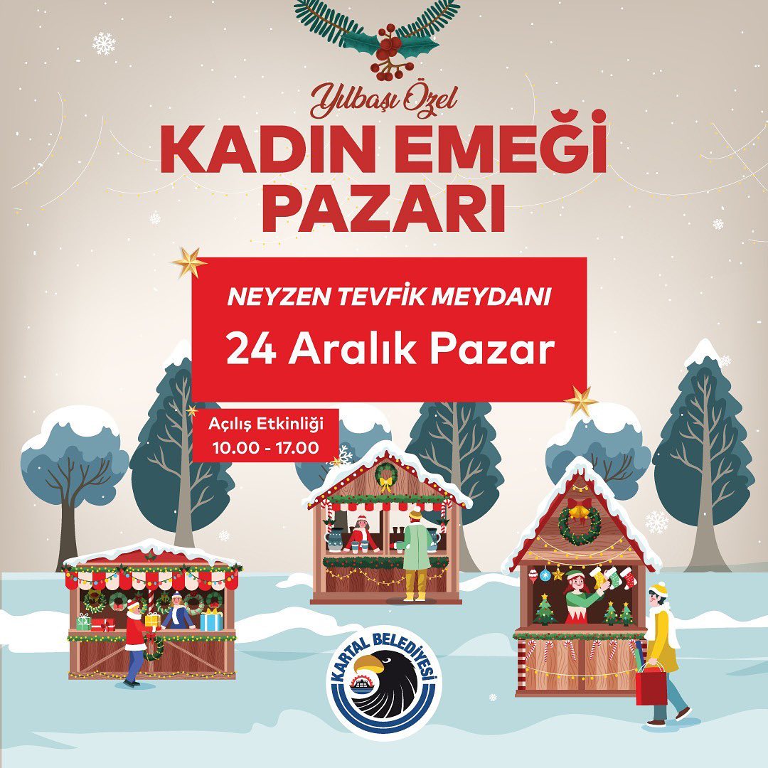 Kartal Belediyesi - Yılbaşı Özel Kadın El Emeği Pazarı