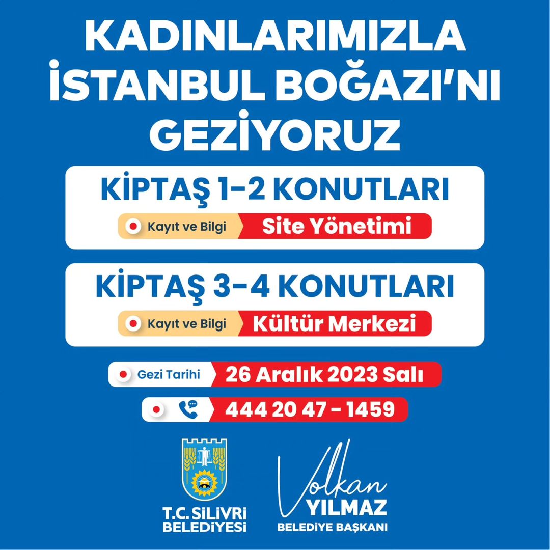 Silivri Belediyesi - Kadınlarımızla İstanbul Boğazı’nı Geziyoruz