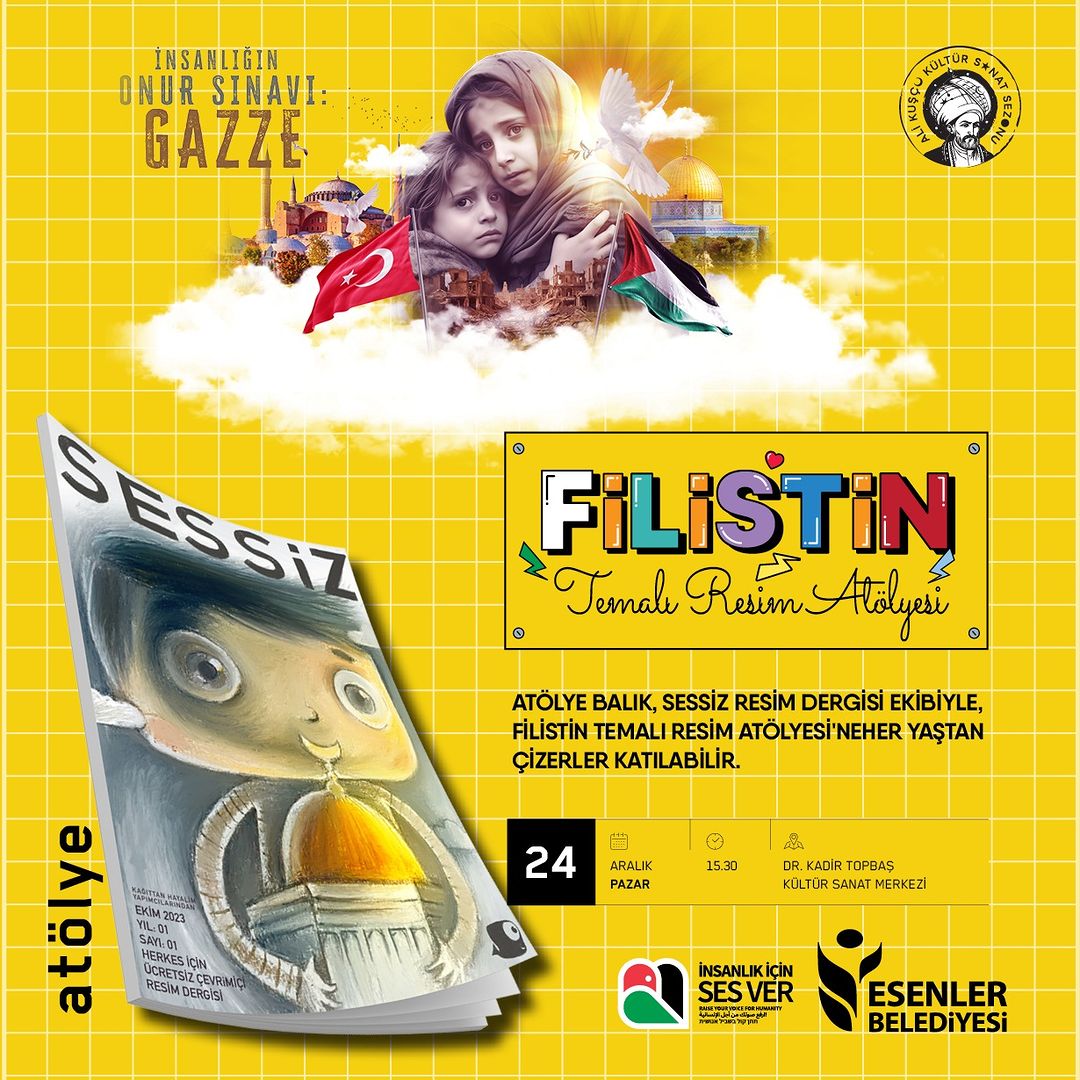 Esenler Sanat Evi - Filistin Temalı Resim Atölyesi