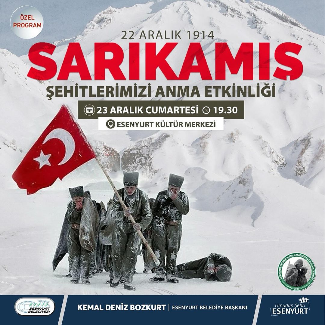 ESENYURT BELEDİYESİ - SARIKAMIŞ ŞEHİTLERİMİZİ ANMA ETKİNLİĞİ