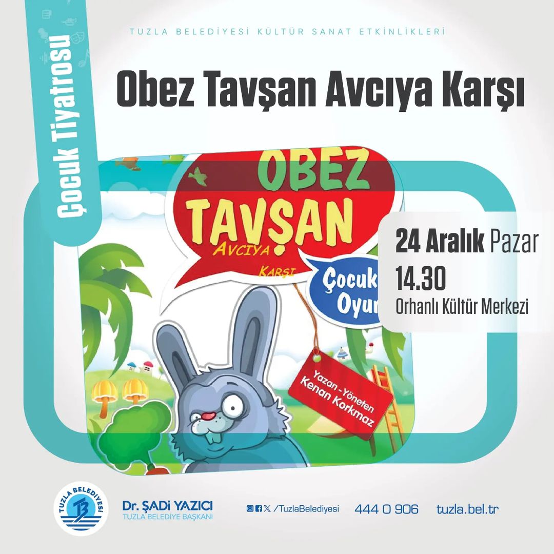 Tuzla Belediyesi - Obez Tavşan Avcıya Karşı