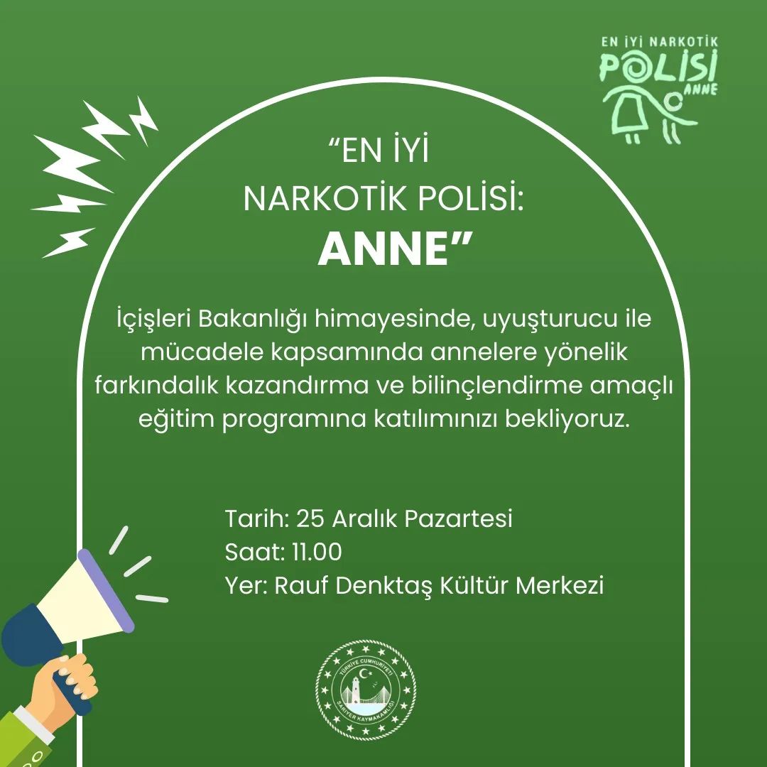 Sarıyer Belediyesi -  En İyi Narkotik Polisi: Anne