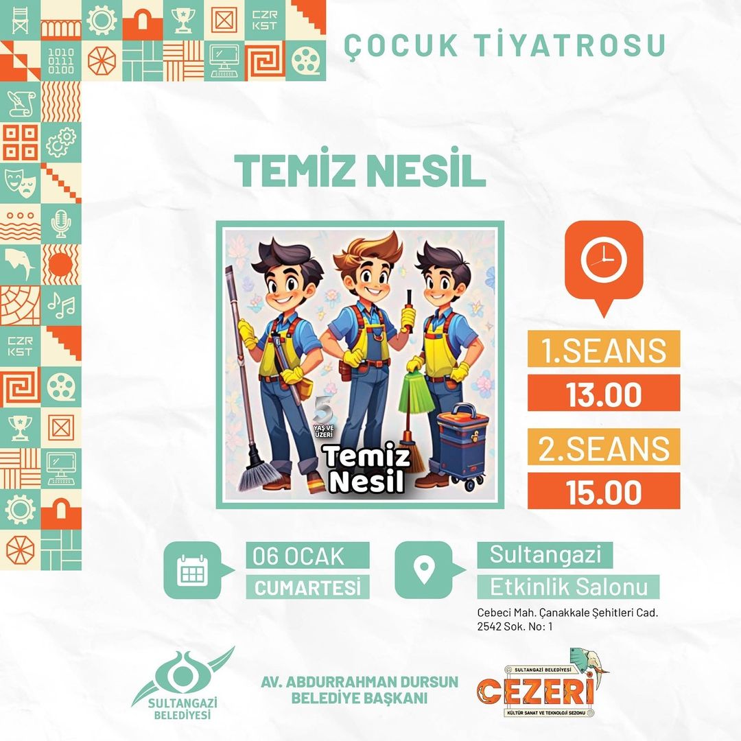 Sultangazi Belediyesi -  “Temiz Nesil” Çocuk Tiyatrosu