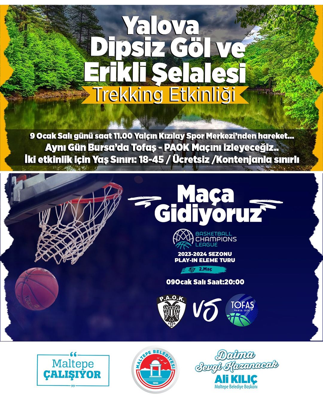 Maltepe Belediyesi - Trekking ve Maç Bir Arada!
