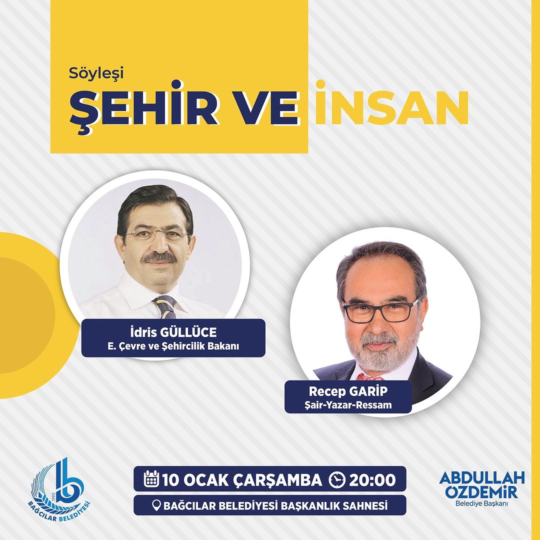 Bağcılar Belediyesi - İdris Güllüce ve Recep Garip ile Şehir ve İnsan Söyleşisi