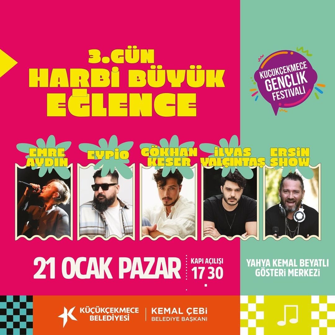 Küçükçekmece Belediyesi - III. Gençlik Festivali (3.Gün)
