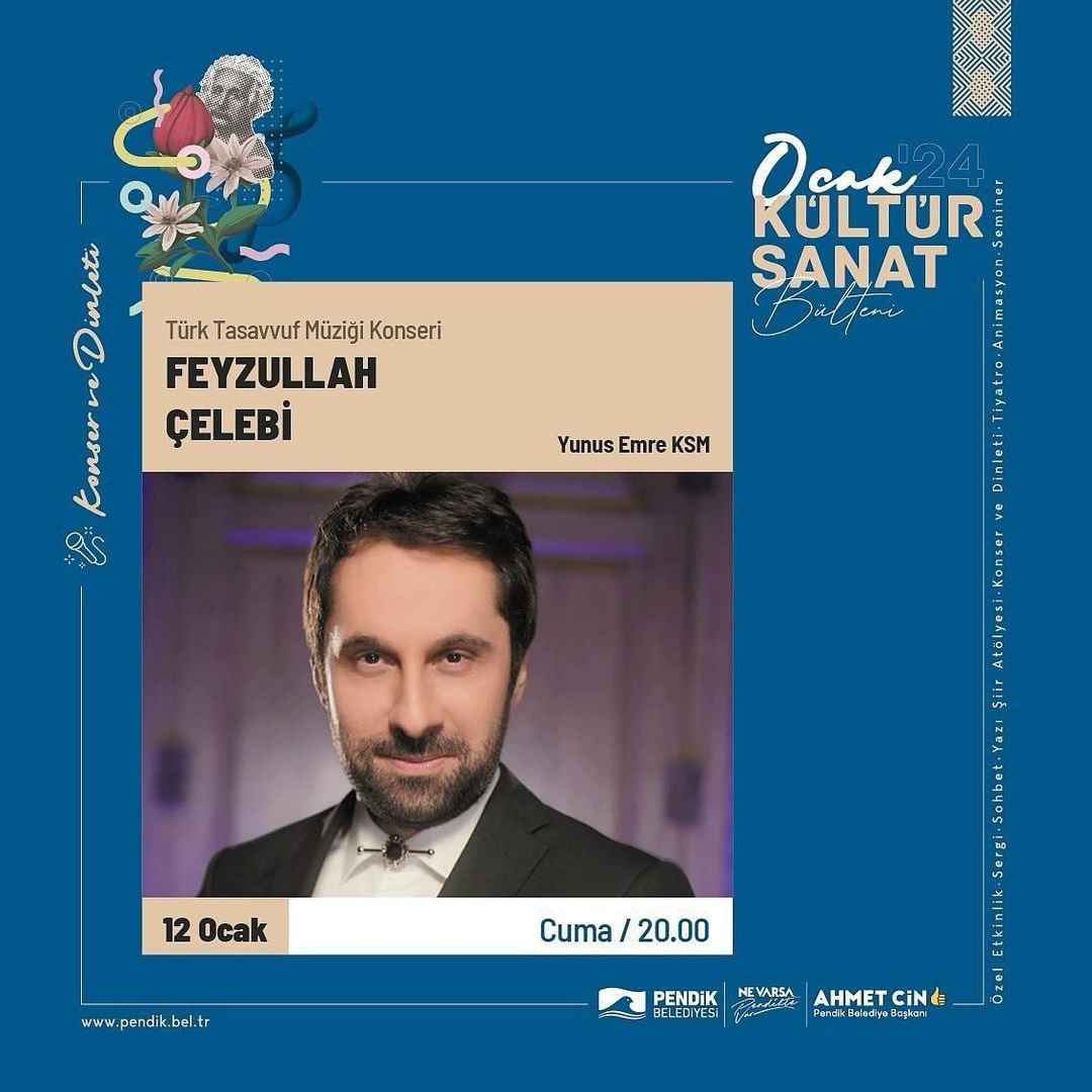 Pendik Belediyesi - Feyzullah ÇELEBİ ile Türk Tasavvuf Müziği Konseri