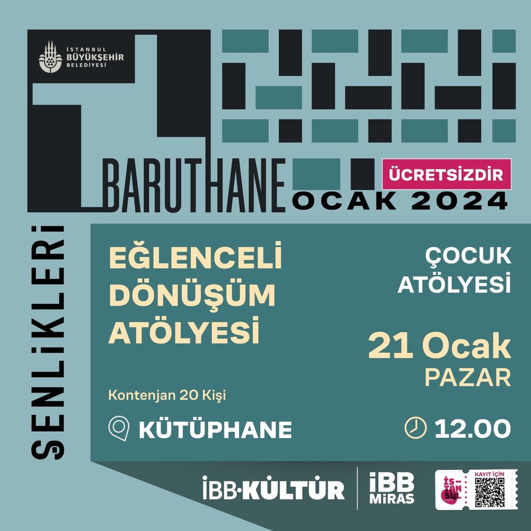 İBB Kültür - Eğlenceli Dönüşüm Atölyesi