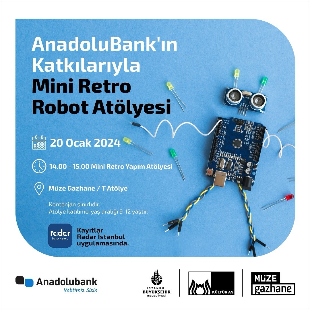 Müze Gazhane - Mini Retro Robot Atölyesi