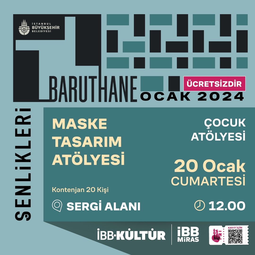 İBB Kültür - Maske Tasarım Atölyesi
