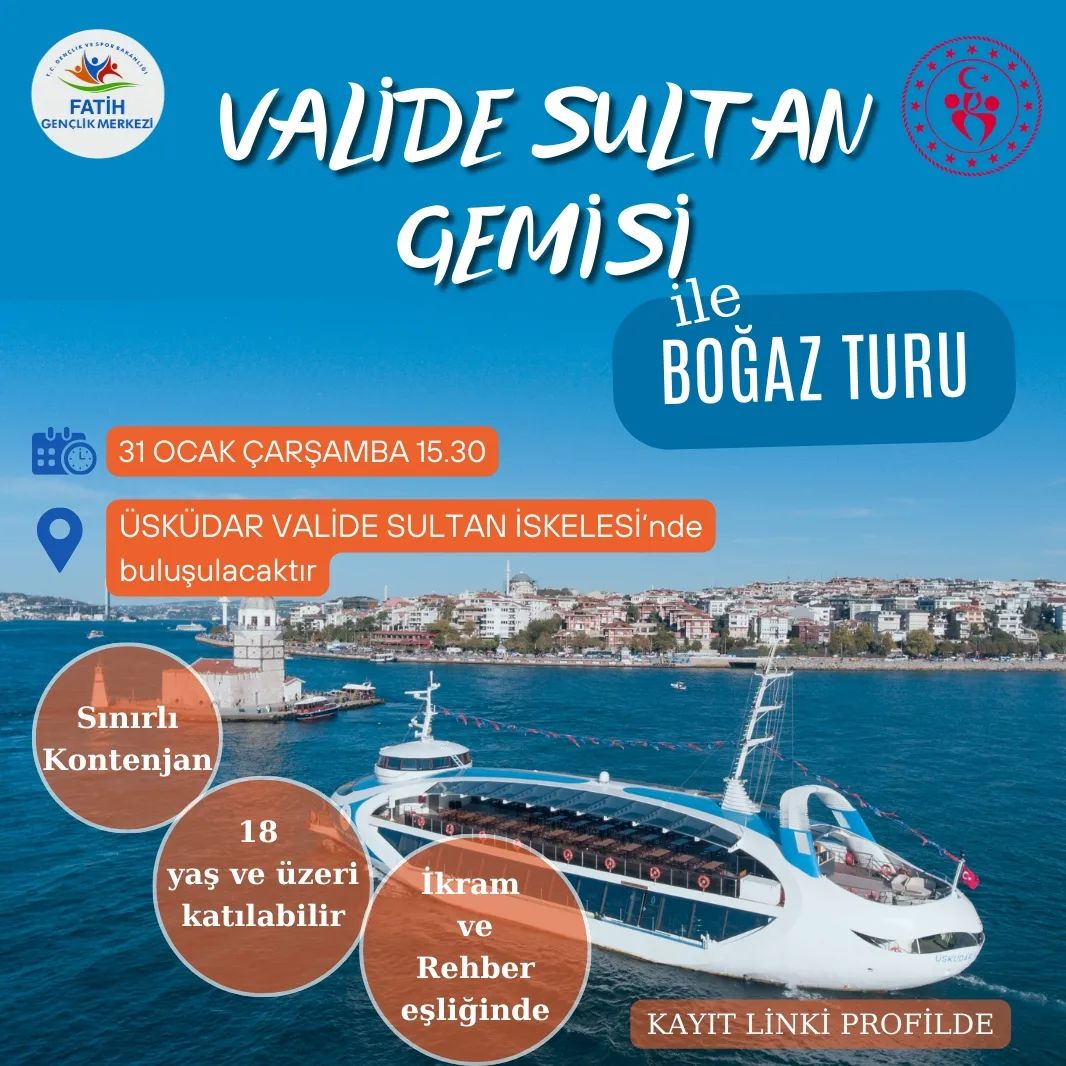 GENÇLİK VE SPOR BAKANLIĞI - Boğaz Turu