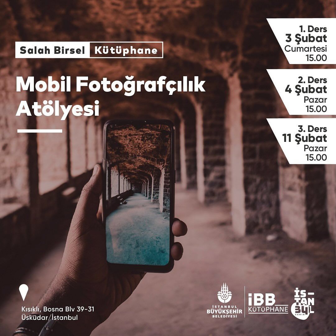 İBB Kütüphane - Mobil Fotoğrafçılık Atölyesi