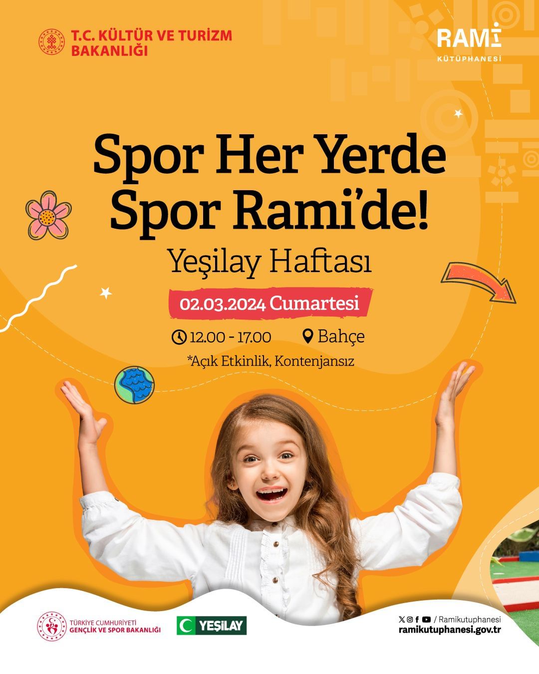Rami Kütüphanesi - Spor Her Yerde Spor Rami’de: Yeşilay Haftası