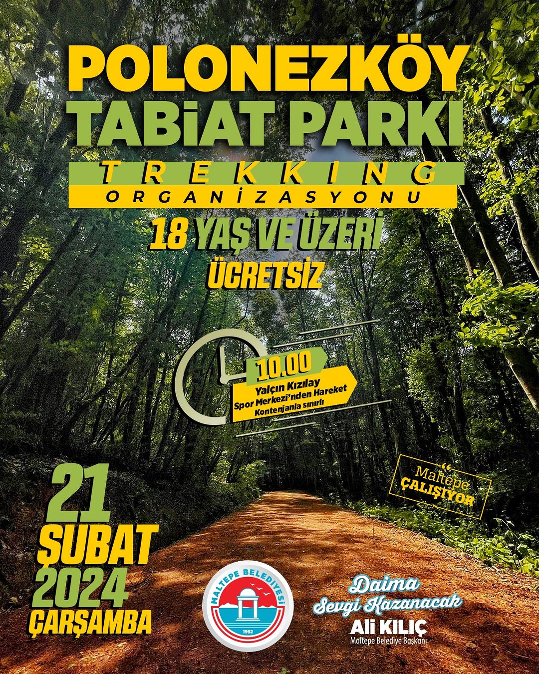 Maltepe Belediyesi - Polonezköy Tabiat Parkında Doğa Yürüyüşü