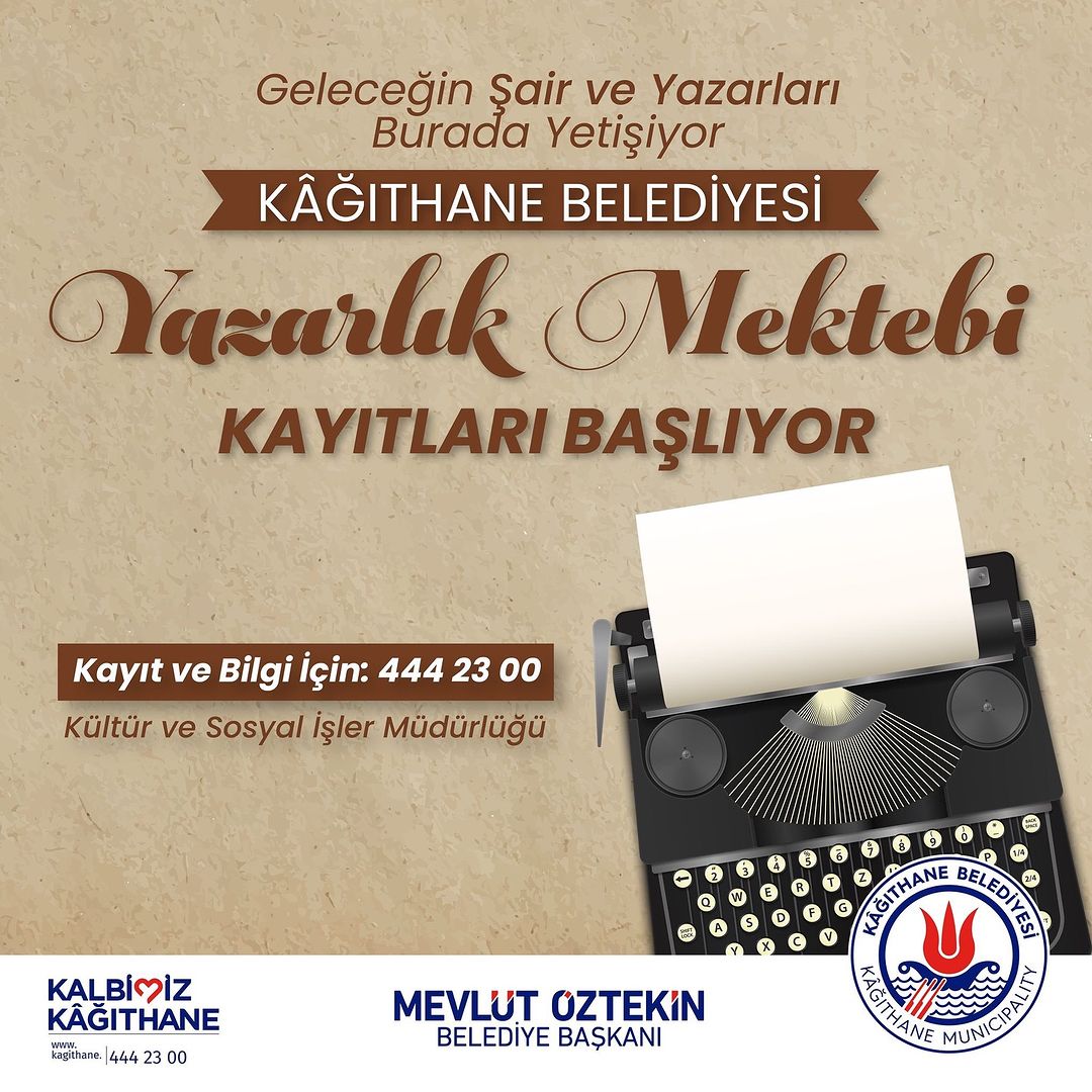 Kâğıthane Belediyesi - Yazarlık Mektebi