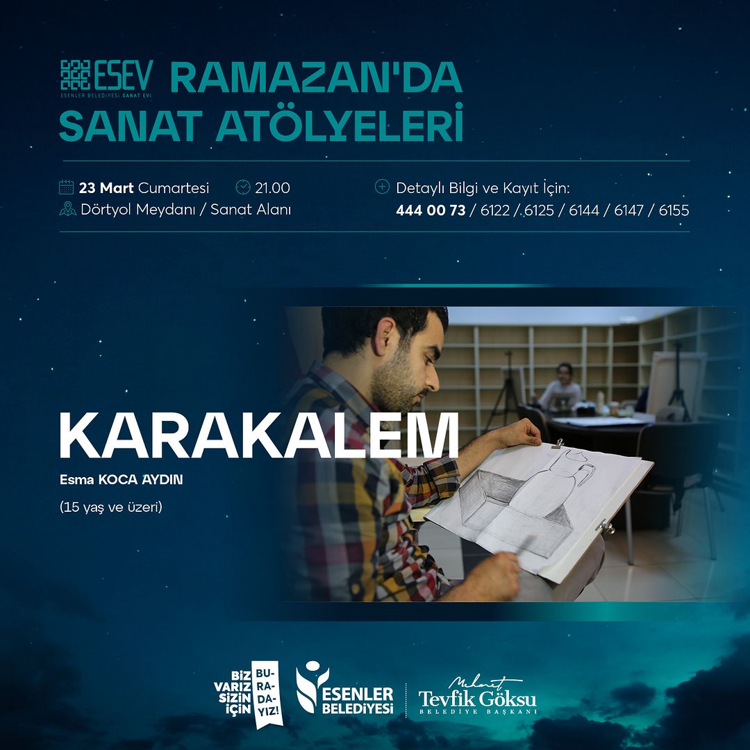 Esenler Belediyesi - ''Karakalem'' Sanat Atölyesi