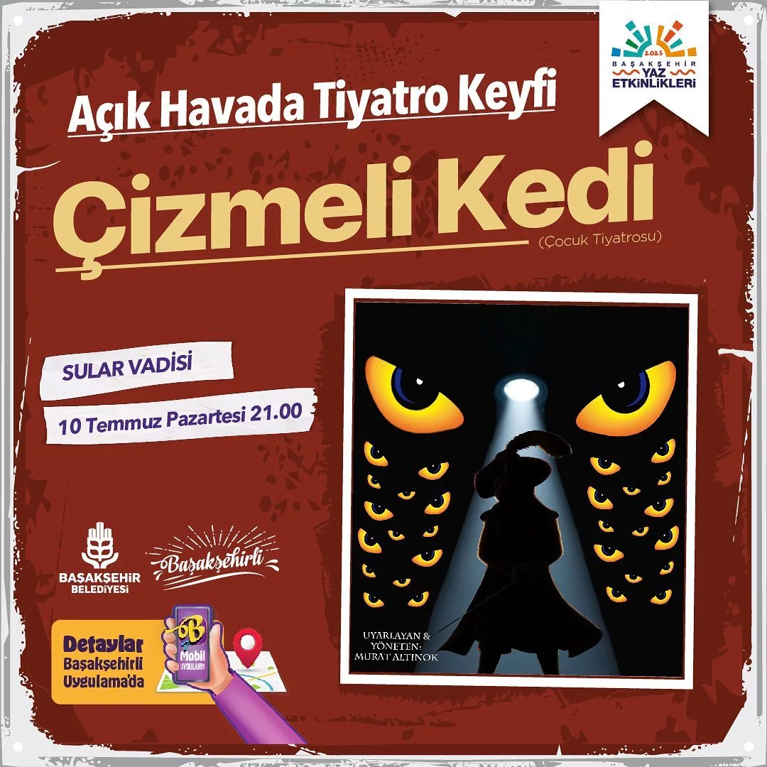 Başakşehir Belediyesi - Açık Hava Sineması, Çizmeli Kedi