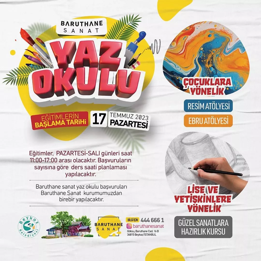Beykoz Belediyesi - Baruthane Sanat Yaz Okulu