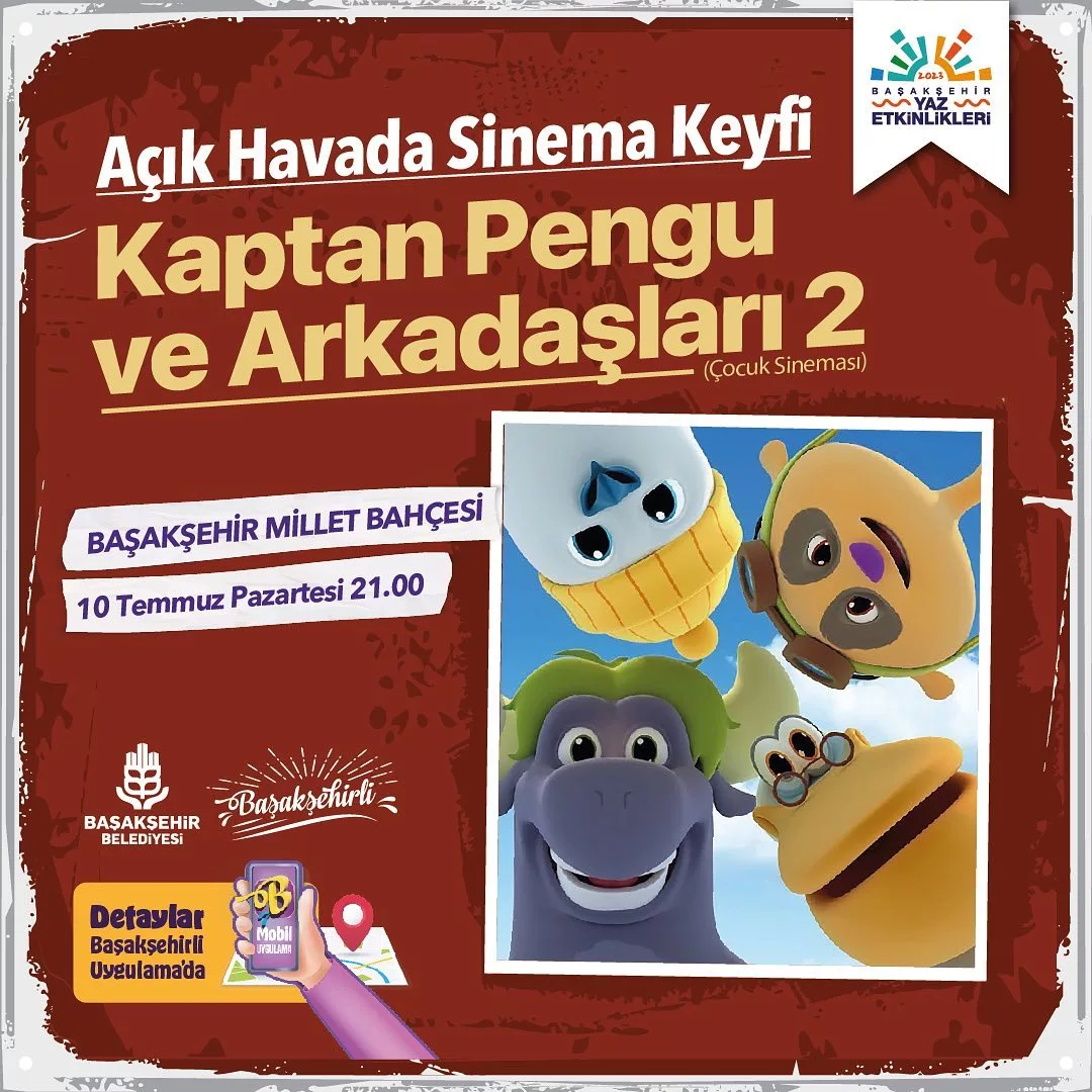 Başakşehir Belediyesi - Açık Hava Sineması, Pengu ve Arkadaşları 2
