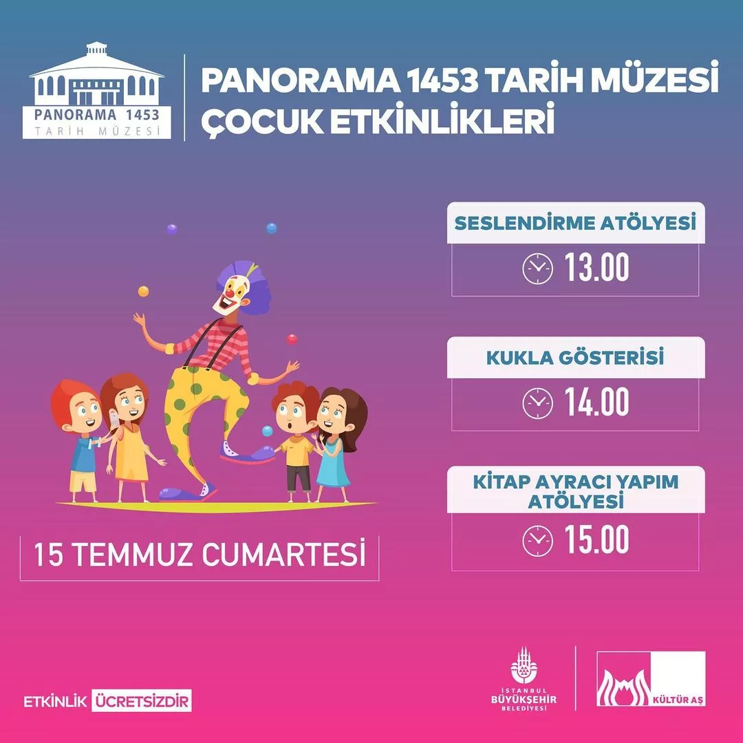 Panorama 1453 Müzesi - Çocuk Etkinlikleri