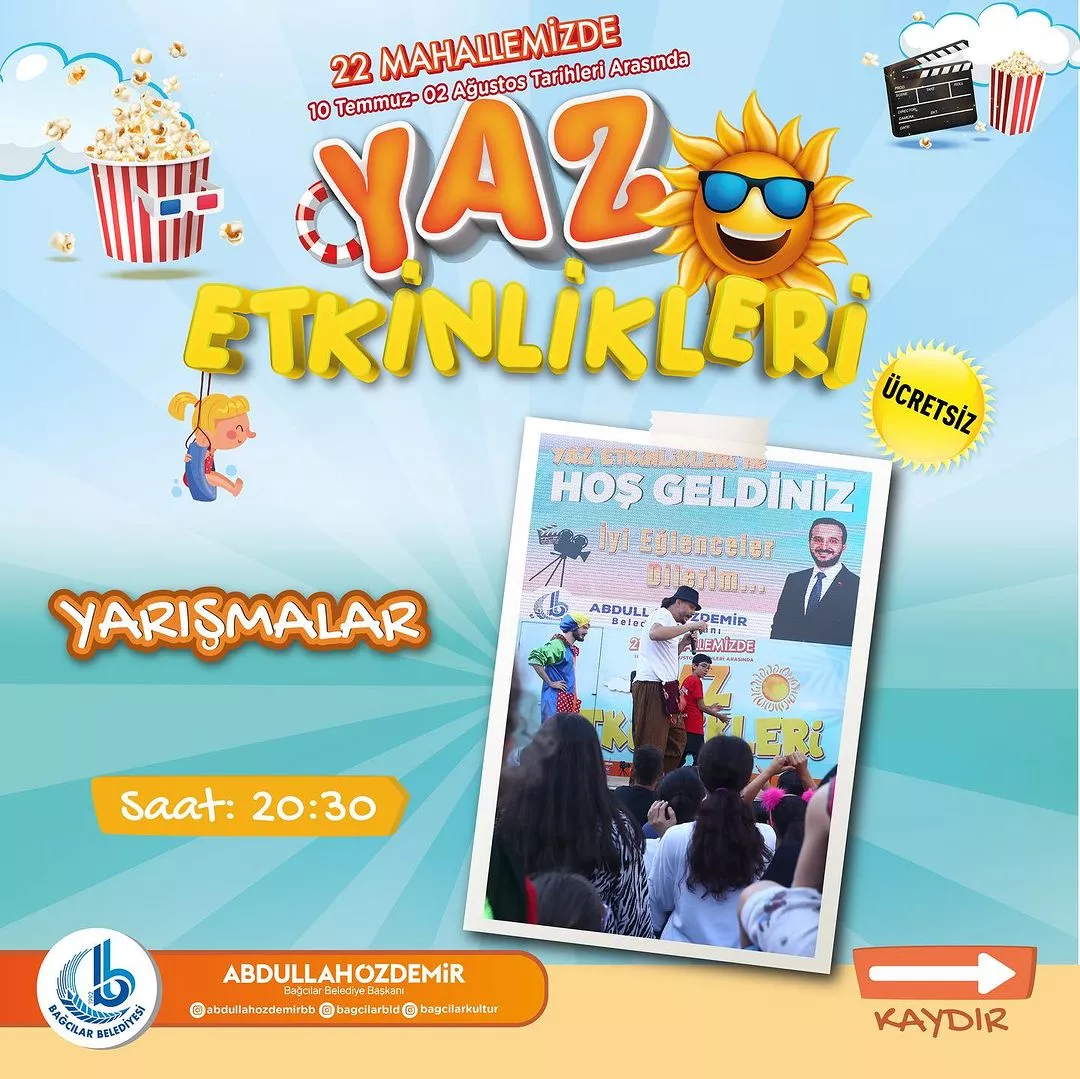 Bağcılar Belediyesi - Yaz Etkinlikleri, Yarışmalar