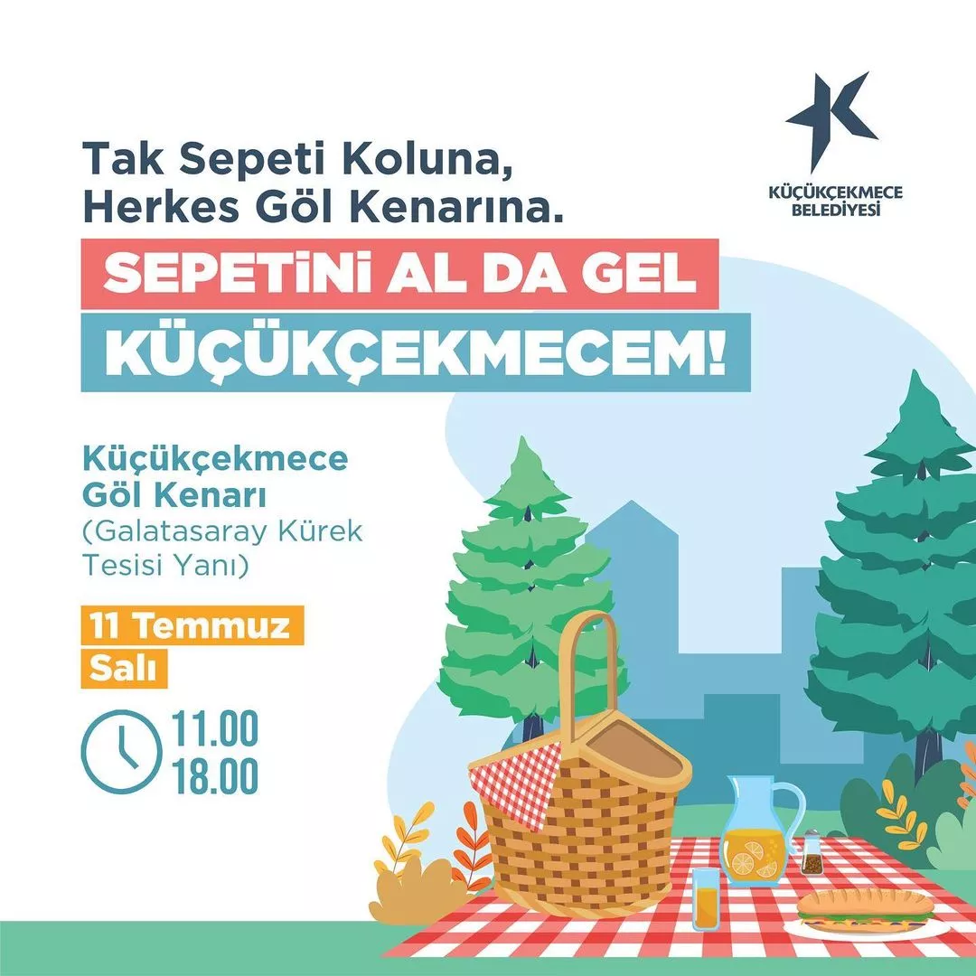 Küçükçekmece Belediyesi - Tak Sepeti Koluna, Herkes Göl Kenarına Pikniği