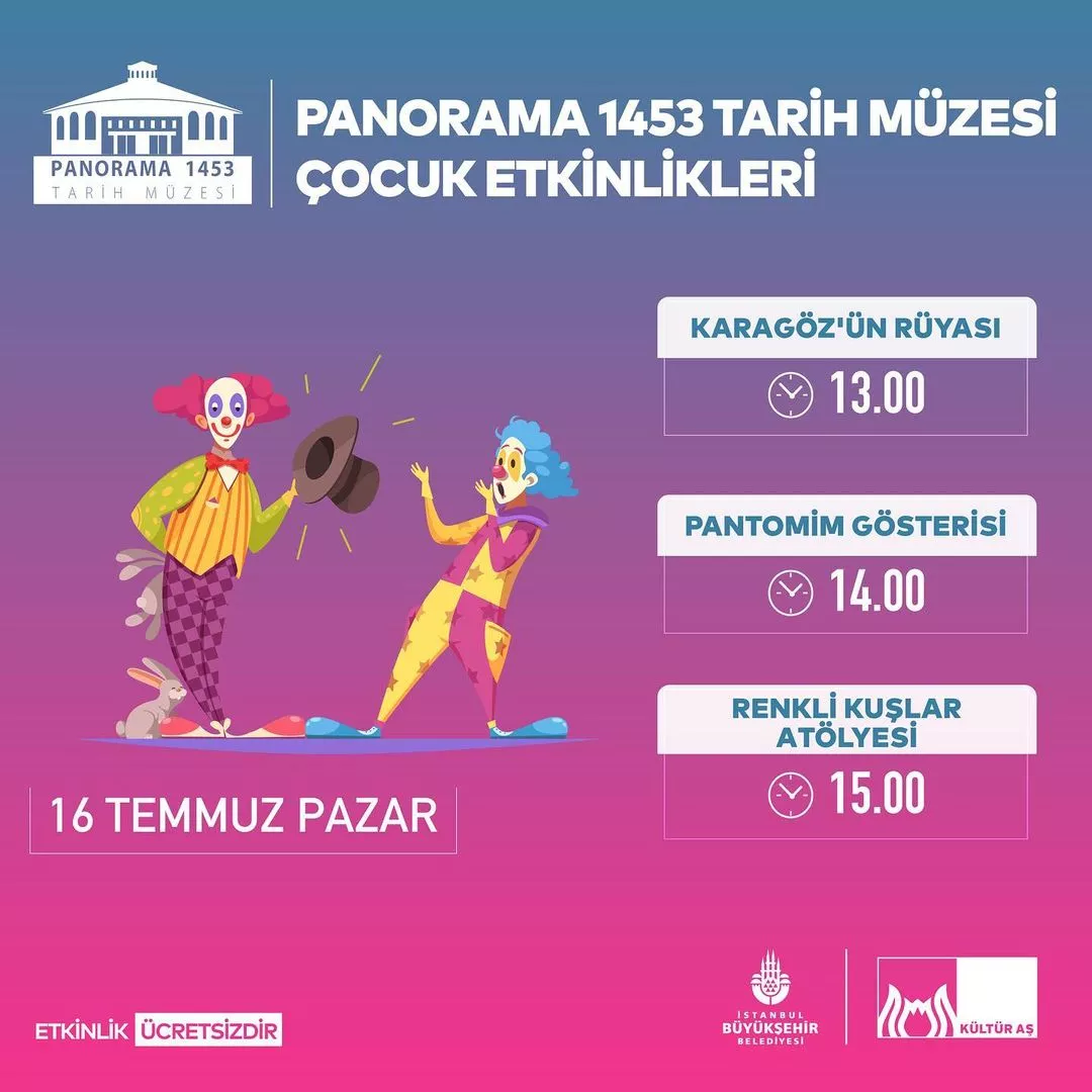 Panorama 1453 Müzesi - Çocuk Etkinlikleri