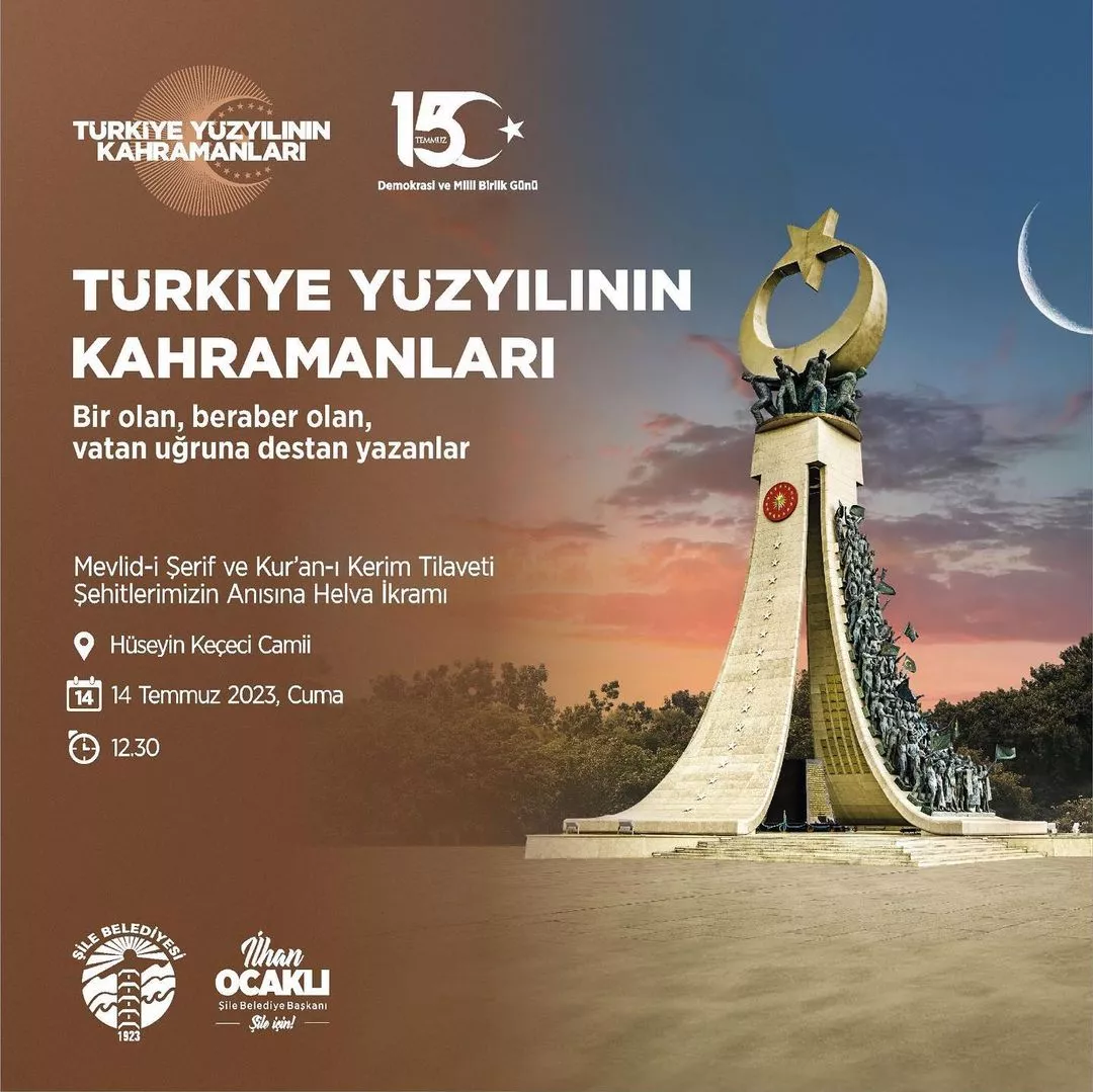 Şile Belediyesi - Türkiye Yüzyılının Kahramanları