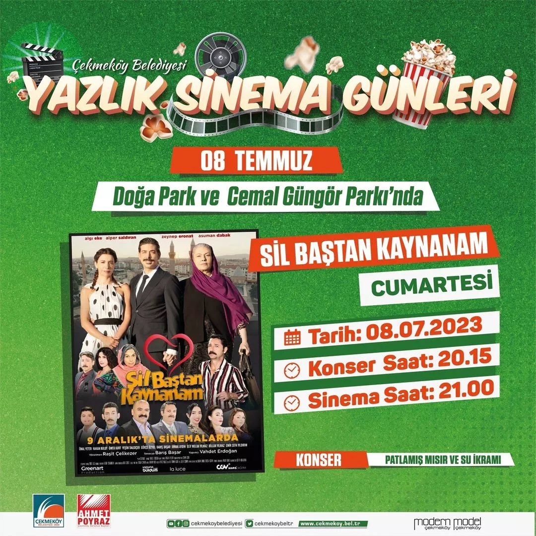 Çekmeköy Belediyesi - Sil Baştan Kaynanam Sinema Gösterisi